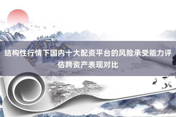 结构性行情下国内十大配资平台的风险承受能力评估跨资产表现对比