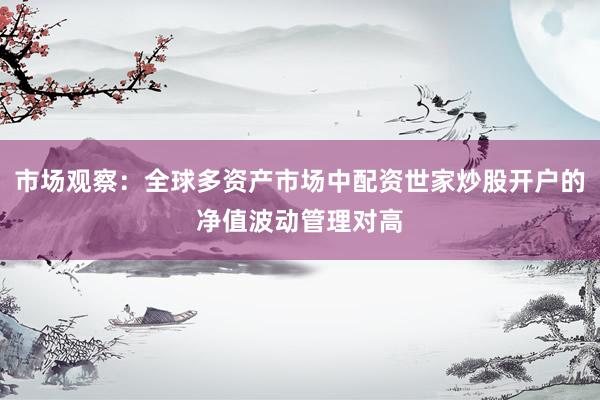 市场观察：全球多资产市场中配资世家炒股开户的净值波动管理对高