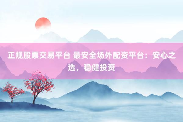 正规股票交易平台 最安全场外配资平台：安心之选，稳健投资